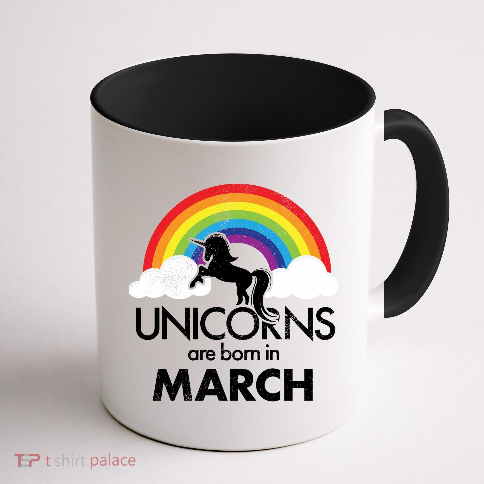 Unicorns Are Born in March Coffee Mug