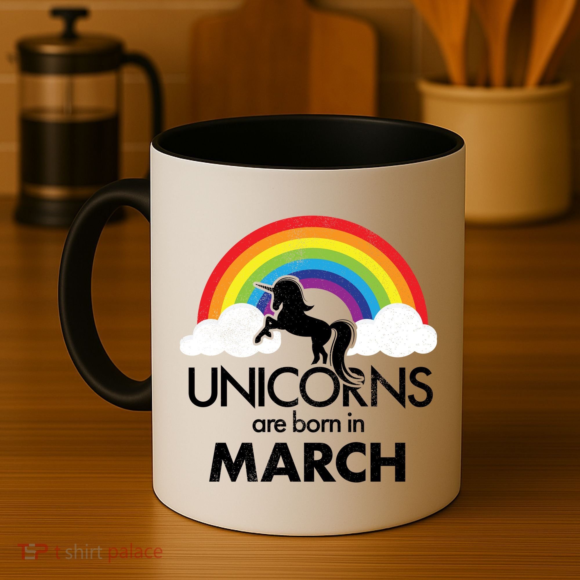Unicorns Are Born in March Coffee Mug