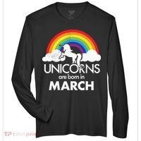 Unicorns Are Born in March Zone Performance Long-Sleeve T-Shirt thumb 0