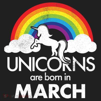 Unicorns Are Born in March Zone Performance Long-Sleeve T-Shirt