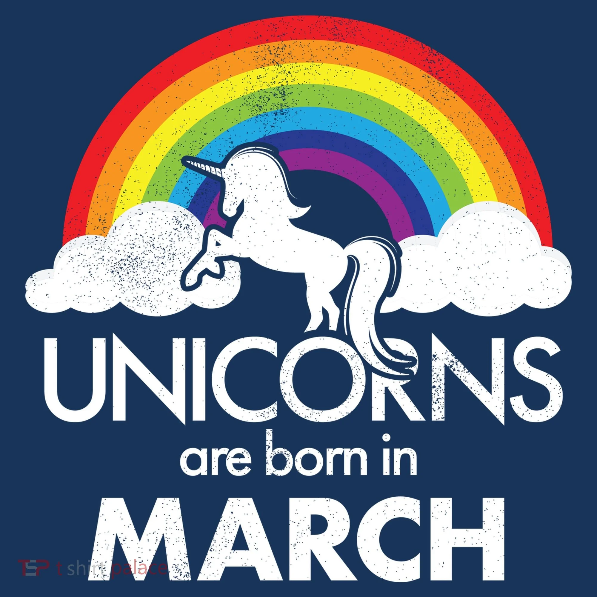 Unicorns Are Born in March Doggie Tank