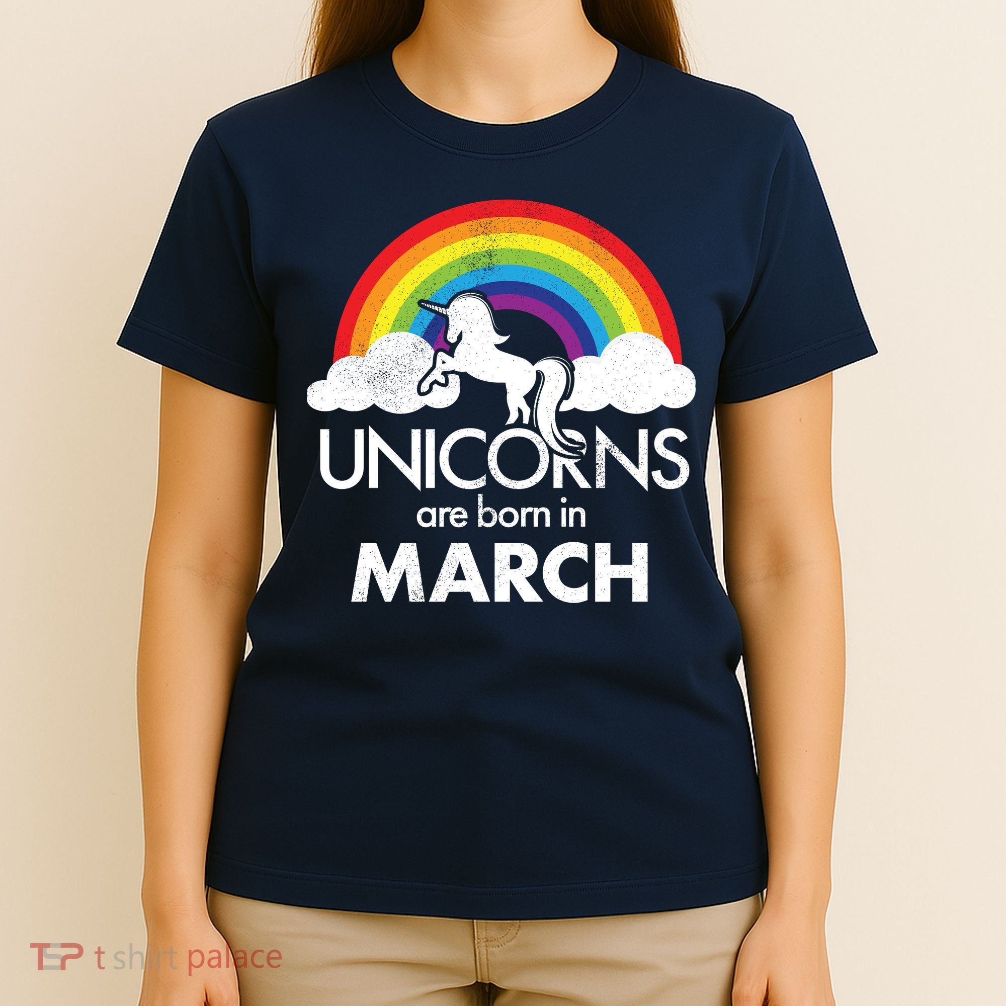 Unicorns Are Born in March T-Shirt