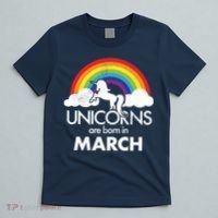 Unicorns Are Born in March T-Shirt thumb 5