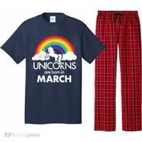 Unicorns Are Born in March Pajama Set thumb 0
