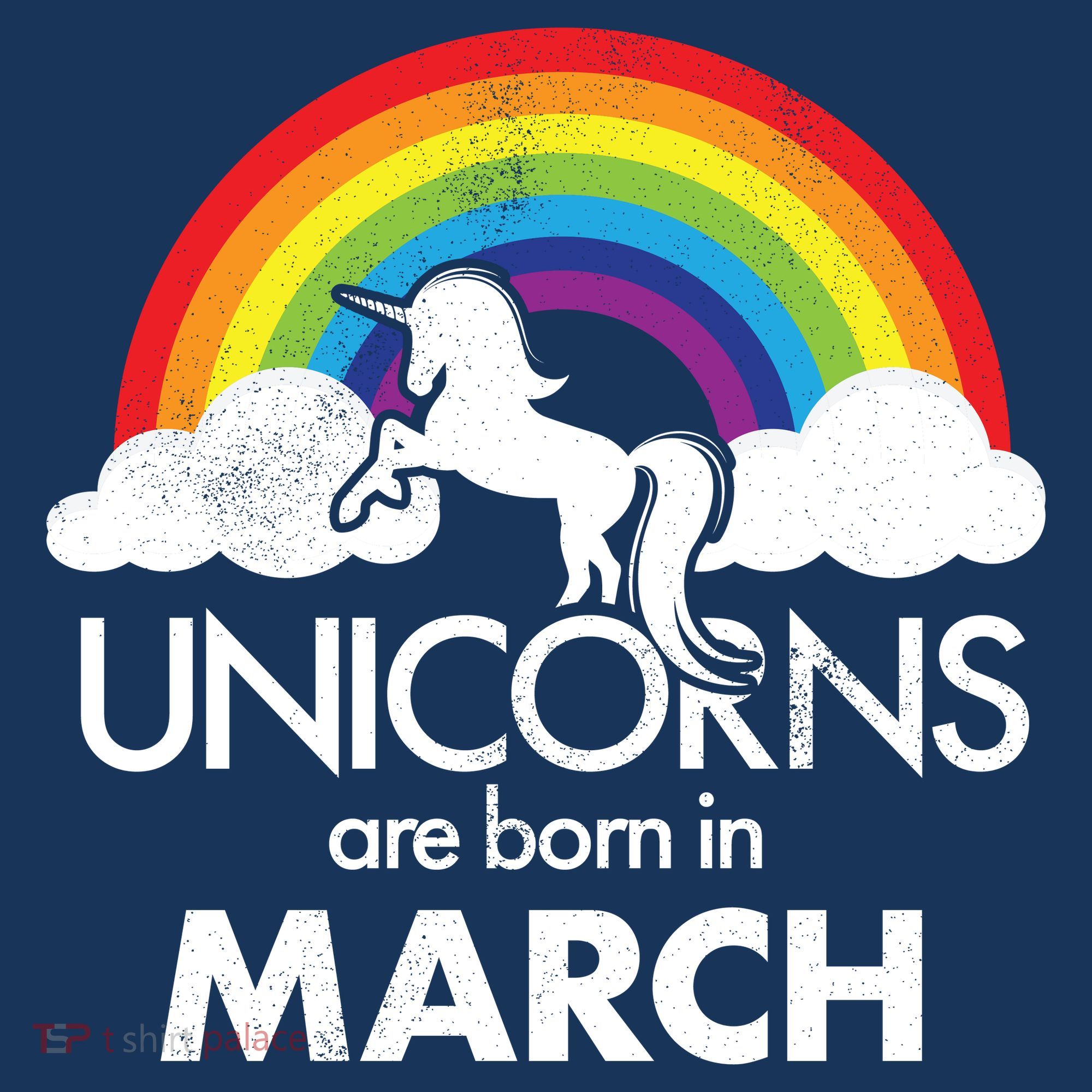 Unicorns Are Born in March Women's Hoodie
