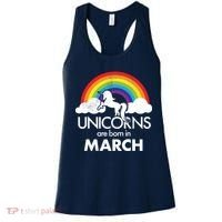 Unicorns Are Born in March Women's Tank Top thumb 0