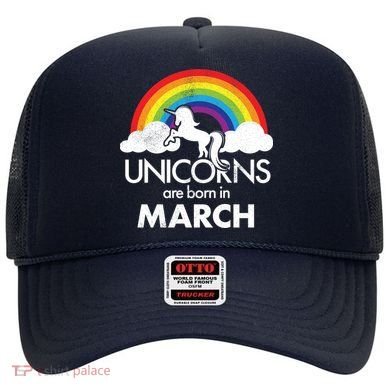 Unicorns Are Born in March Hat