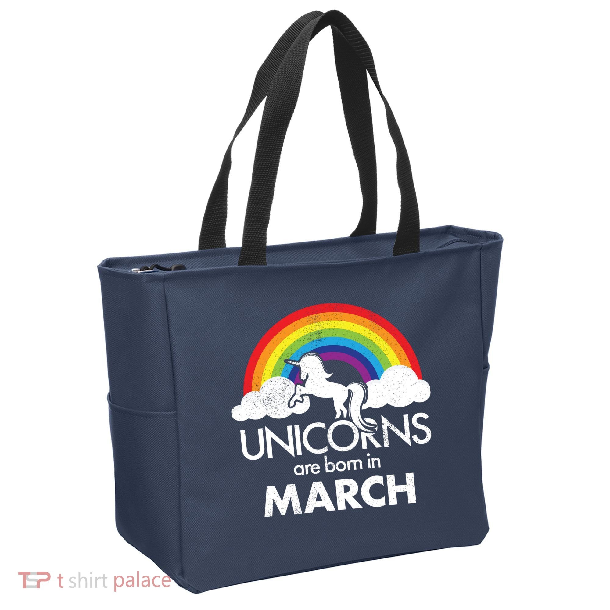 Unicorns Are Born in March Tote Bag