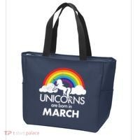 Unicorns Are Born in March Tote Bag thumb 3