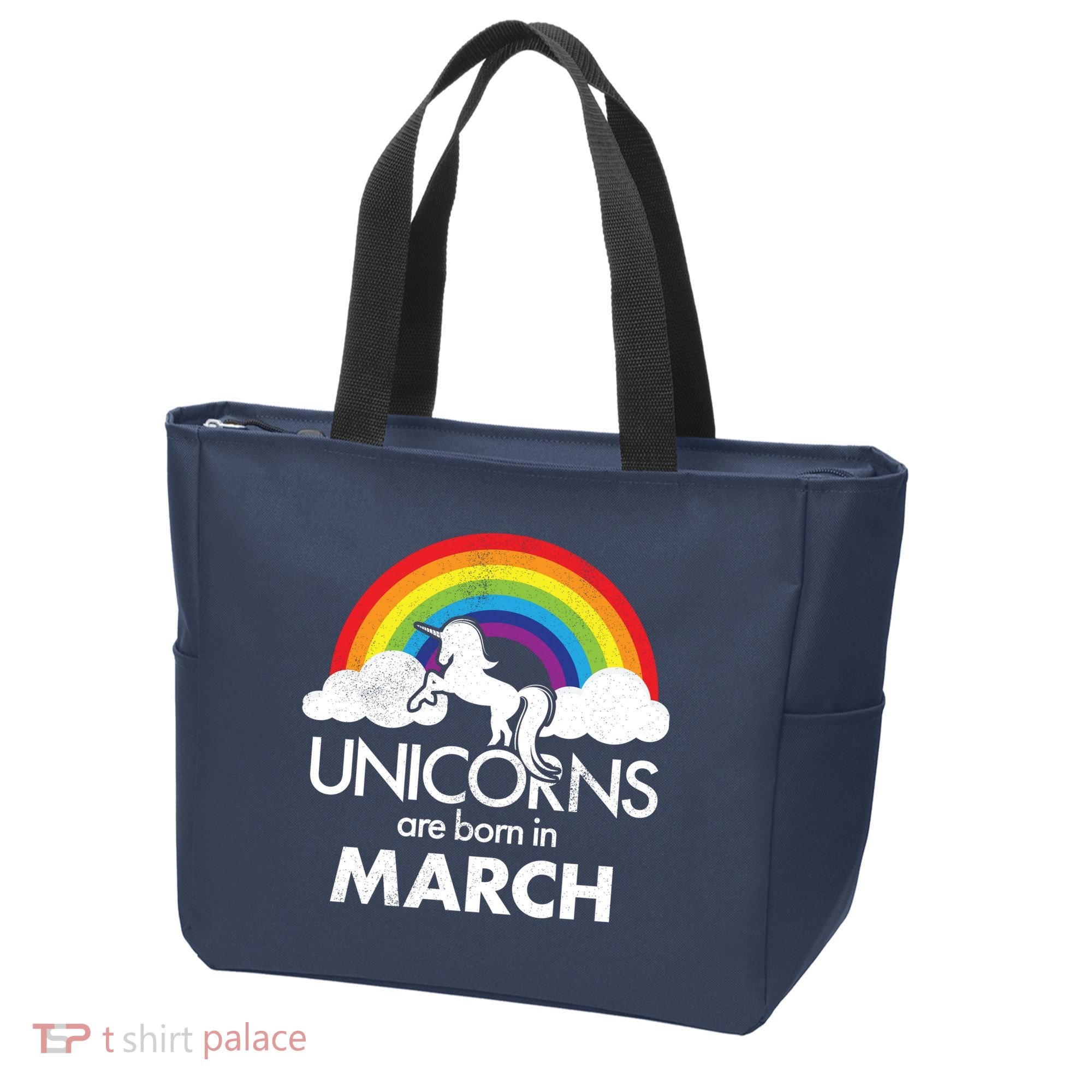 Unicorns Are Born in March Tote Bag