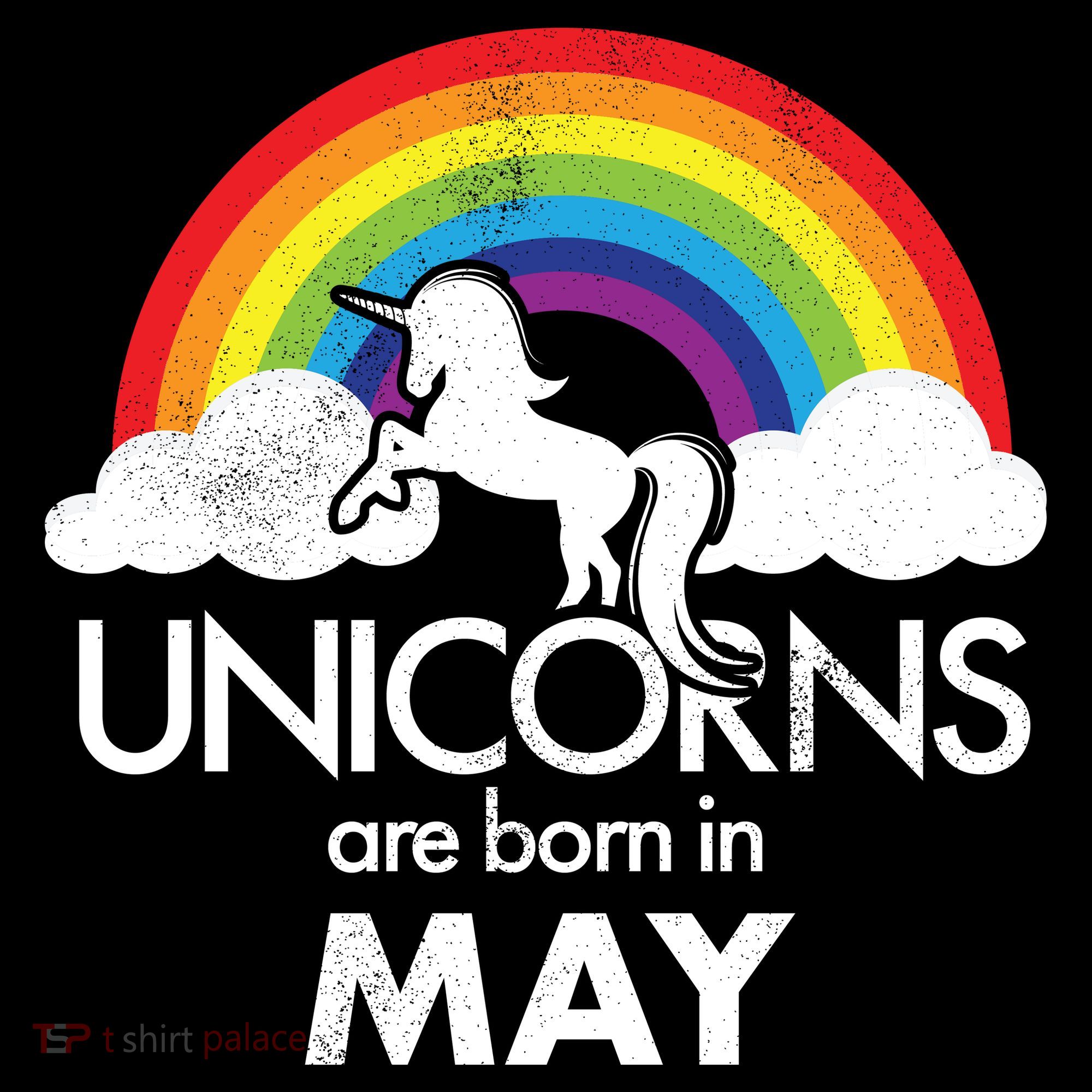 Unicorns Are Born in May Doggie Tank