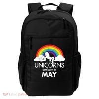 Unicorns Are Born in May Backpack thumb 0