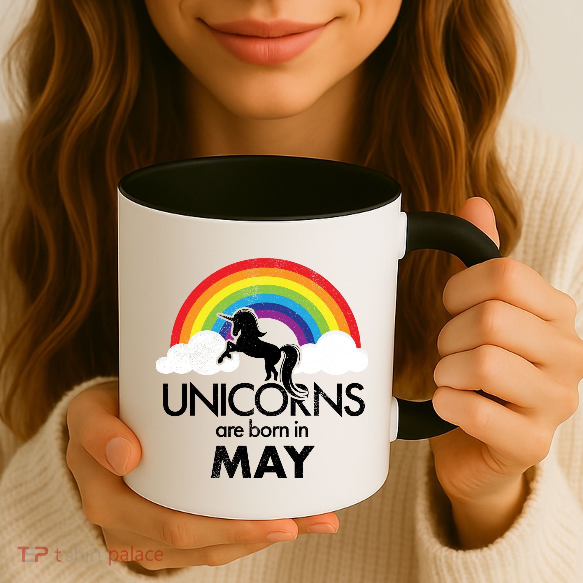 Unicorns Are Born in May Coffee Mug