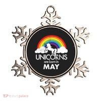 Unicorns Are Born in May Ornament thumb 0