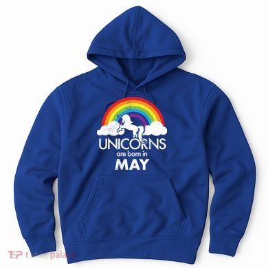 Unicorns Are Born in May Hoodie