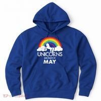 Unicorns Are Born in May Hoodie thumb 0