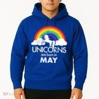 Unicorns Are Born in May Hoodie thumb 2