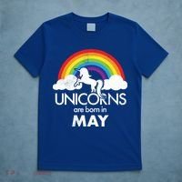 Unicorns Are Born in May T-Shirt thumb 5