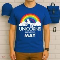 Unicorns Are Born in May T-Shirt thumb 6