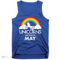 Unicorns Are Born in May Tank Top thumb 0