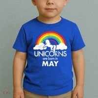Unicorns Are Born in May Toddler T-Shirt thumb 2