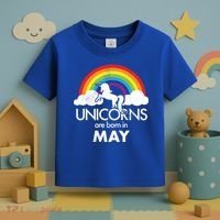 Unicorns Are Born in May Toddler T-Shirt thumb 3