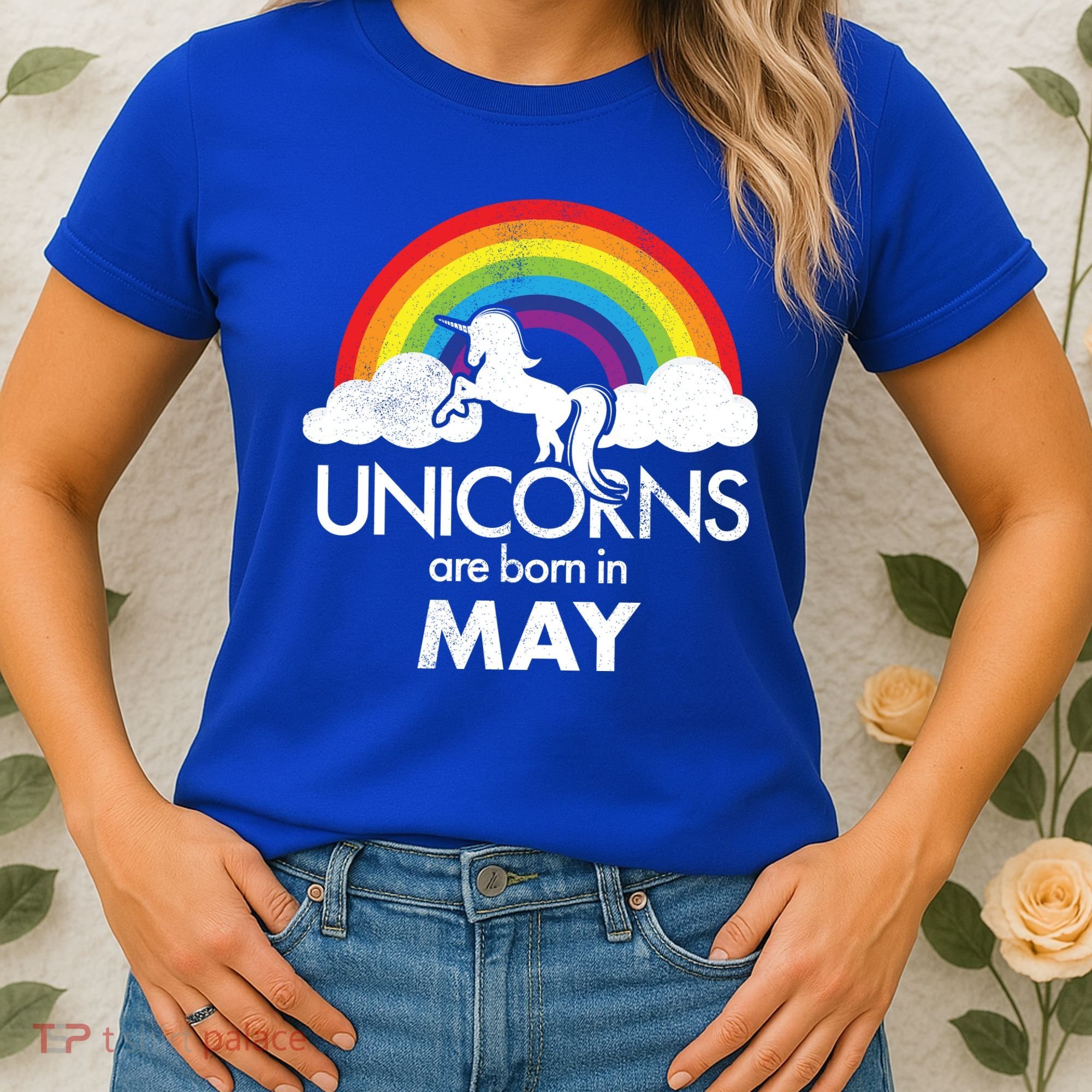 Unicorns Are Born in May Women's T-Shirt