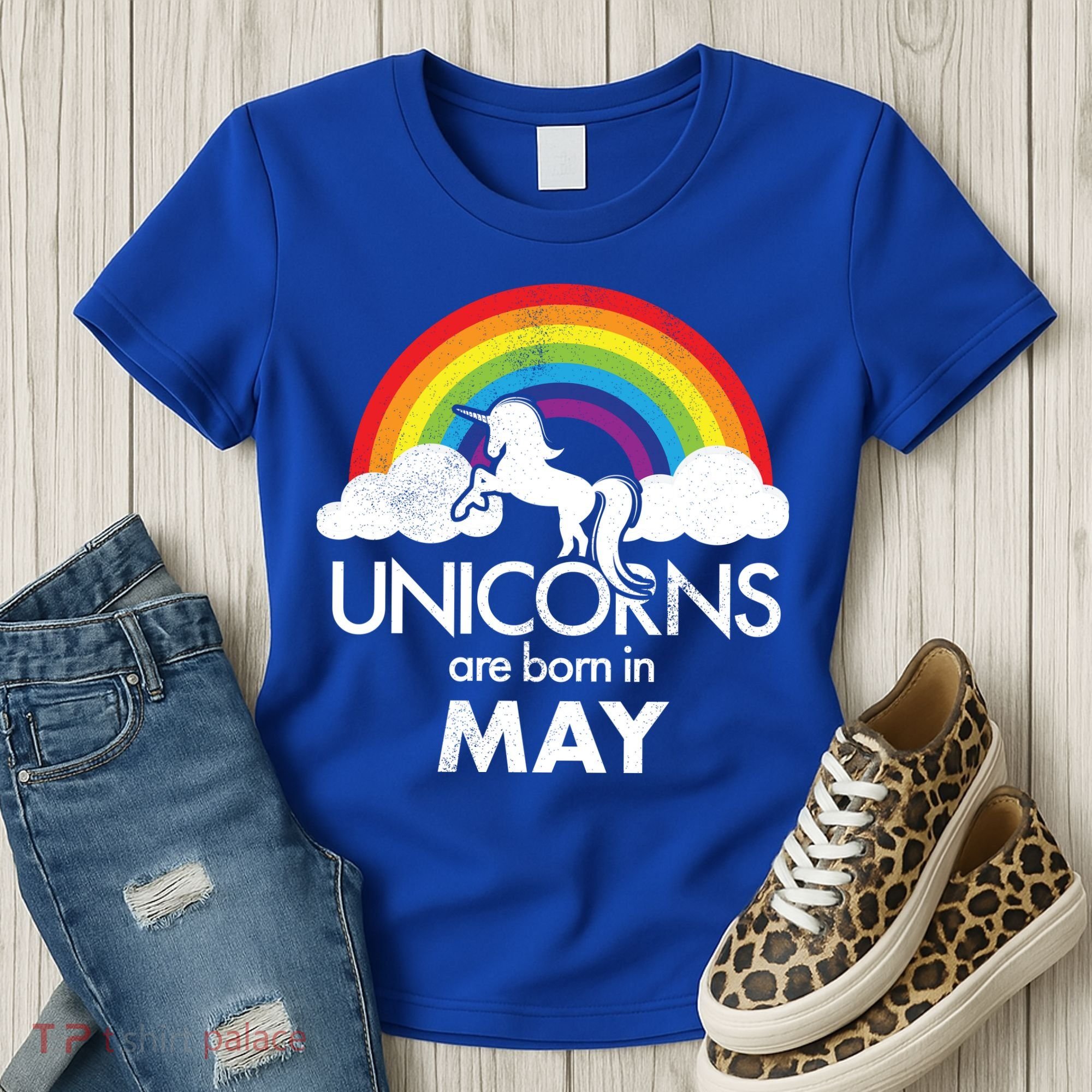 Unicorns Are Born in May Women's T-Shirt