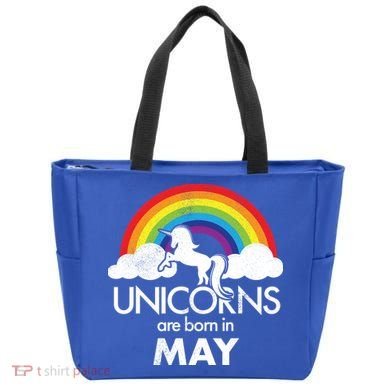 Unicorns Are Born in May Tote Bag