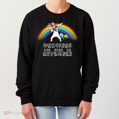 Unicorns Are Born In November Women's Sweatshirt