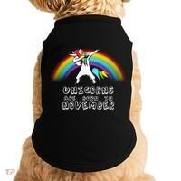 Unicorns Are Born In November Doggie Tank thumb 0