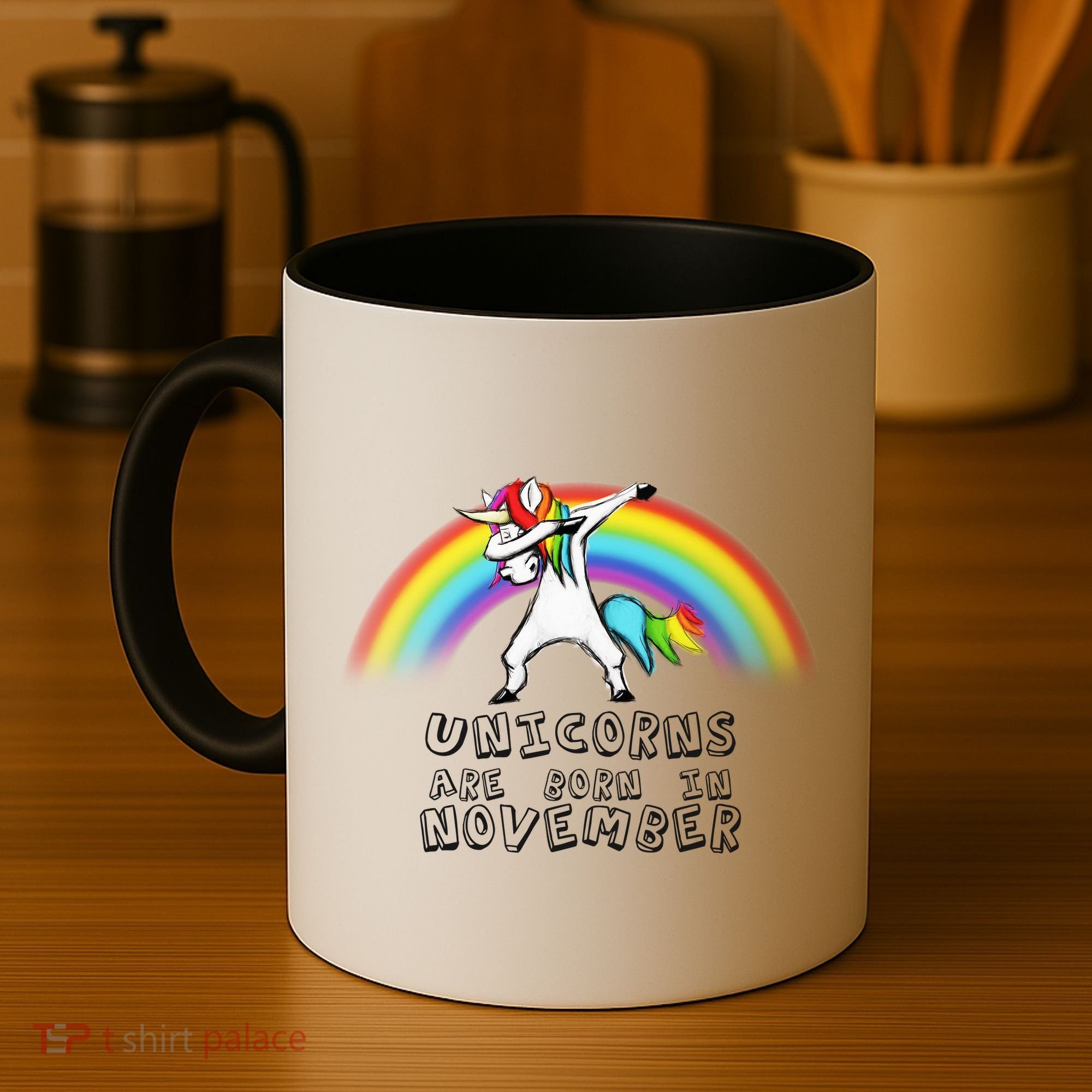 Unicorns Are Born In November Coffee Mug