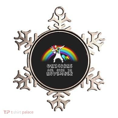 Unicorns Are Born In November Ornament