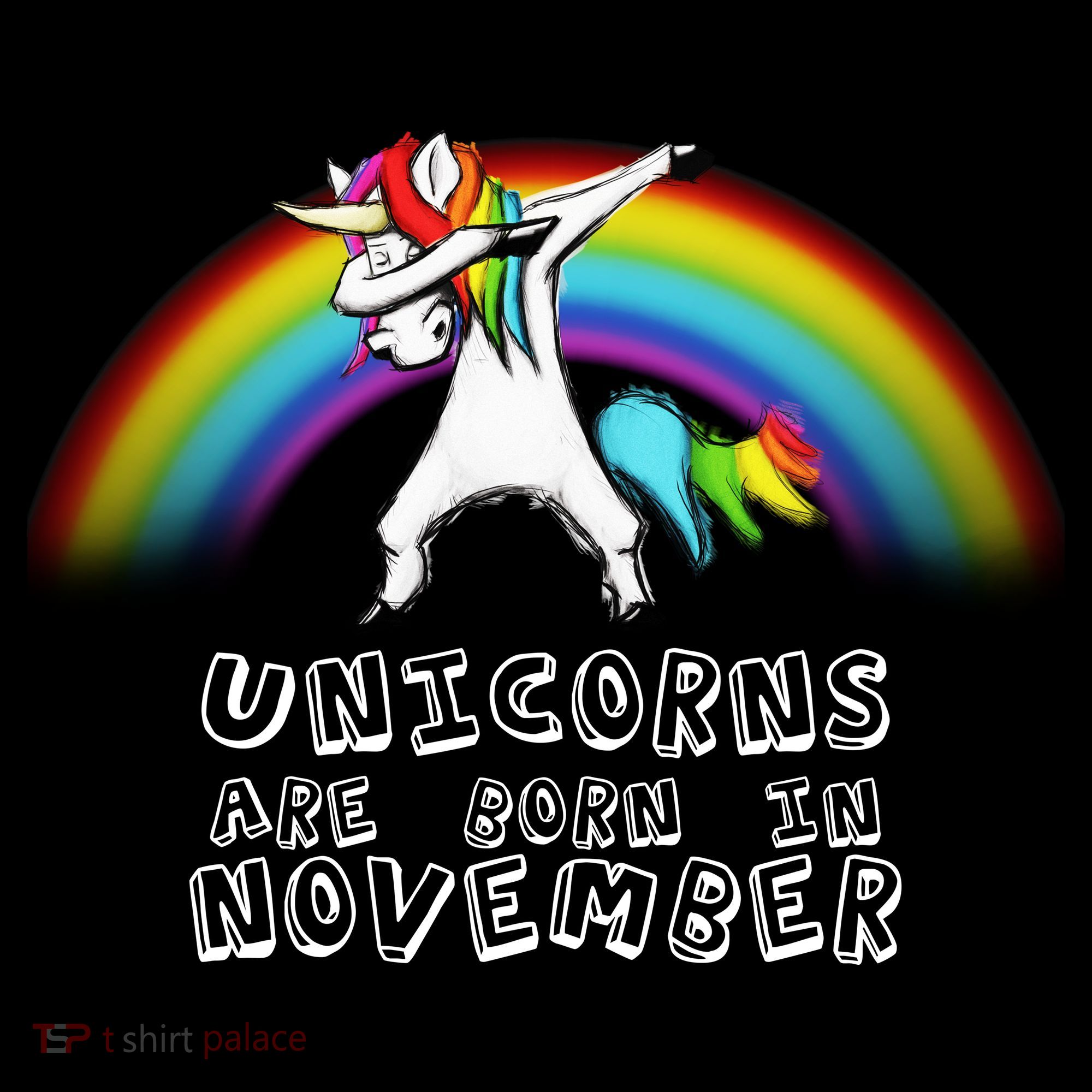Unicorns Are Born In November Ornament