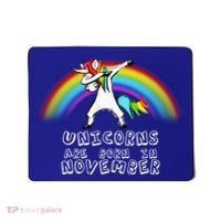Unicorns Are Born In November Mousepad thumb 0