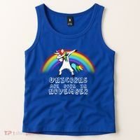 Unicorns Are Born In November Tank Top thumb 2