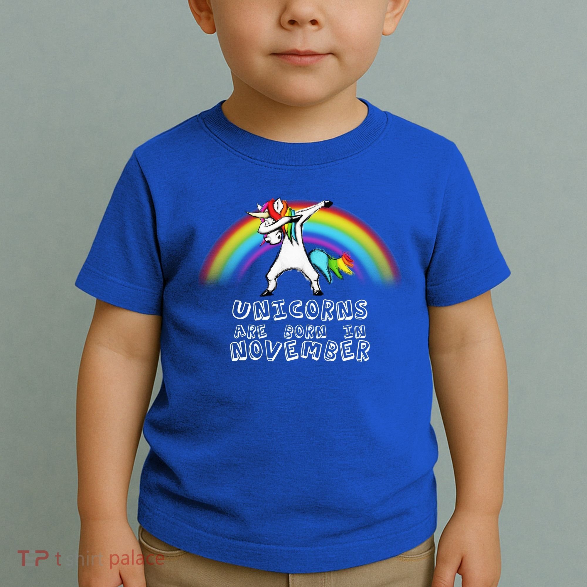 Unicorns Are Born In November Toddler T-Shirt