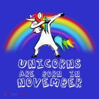 Unicorns Are Born In November Women's T-Shirt thumb 6