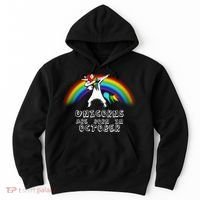 Unicorns Are Born In October Birthday Hoodie thumb 0