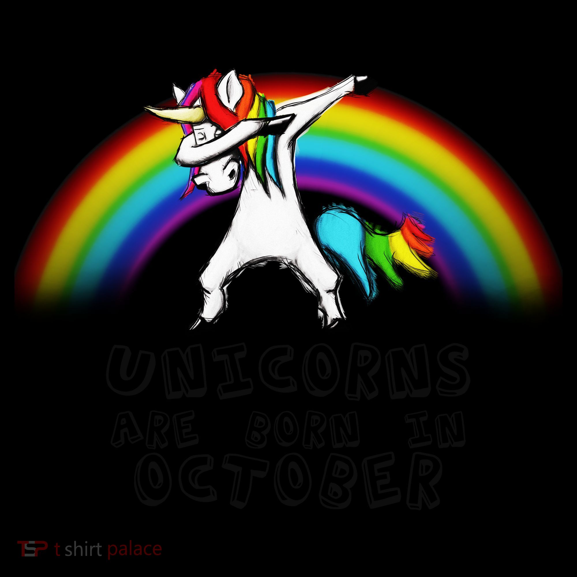 Unicorns Are Born In October Birthday Coffee Mug