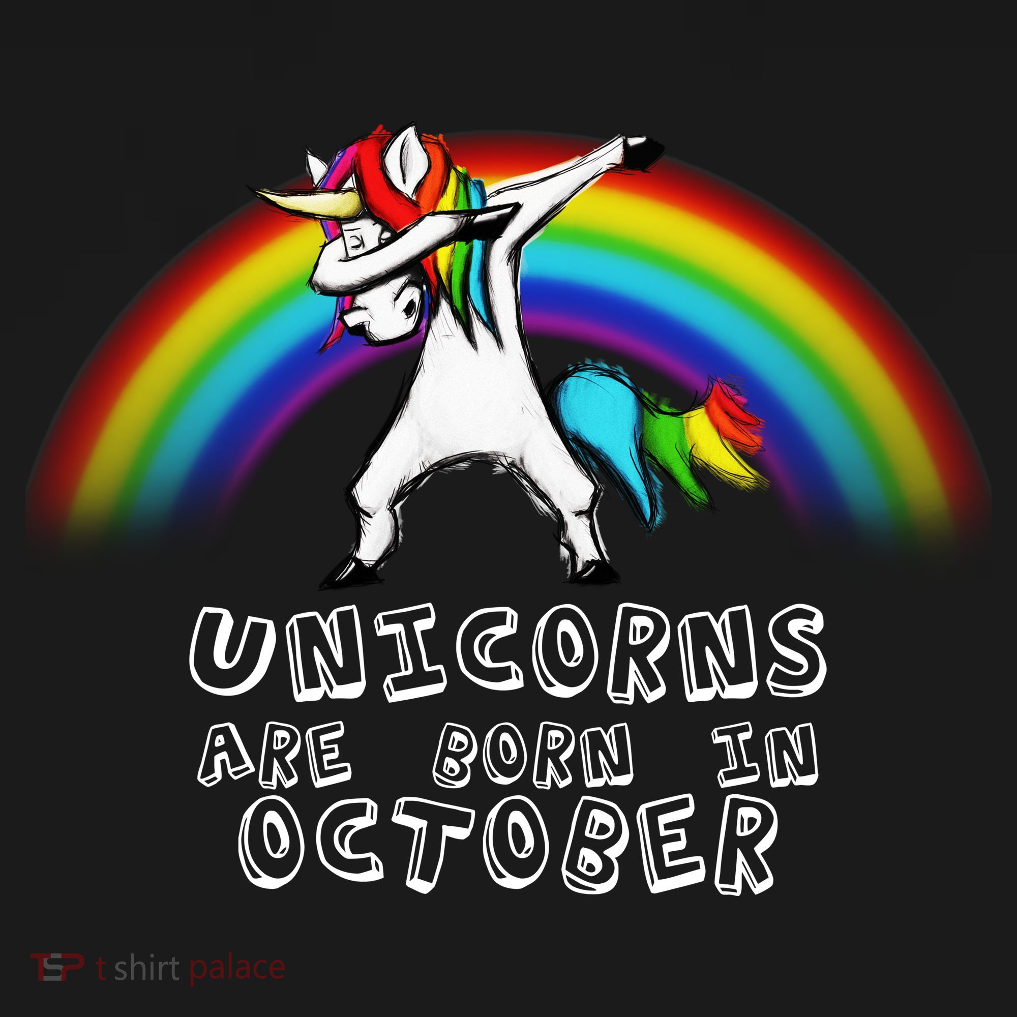Unicorns Are Born In October Birthday Women's Hoodie