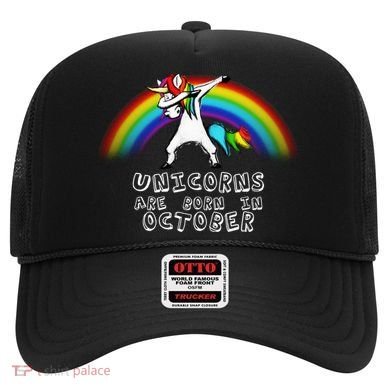 Unicorns Are Born In October Birthday Hat