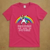 Unicorns Are Born In October Birthday T-Shirt thumb 5