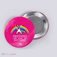 Unicorns Are Born In October Birthday Button thumb 0