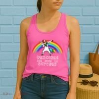Unicorns Are Born In October Birthday Women's Tank Top thumb 2