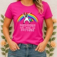 Unicorns Are Born In October Birthday Women's T-Shirt thumb 2