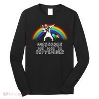 Unicorns Are Born In September Birthday Long Sleeve Shirt thumb 0