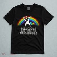 Unicorns Are Born In September Birthday T-Shirt thumb 5
