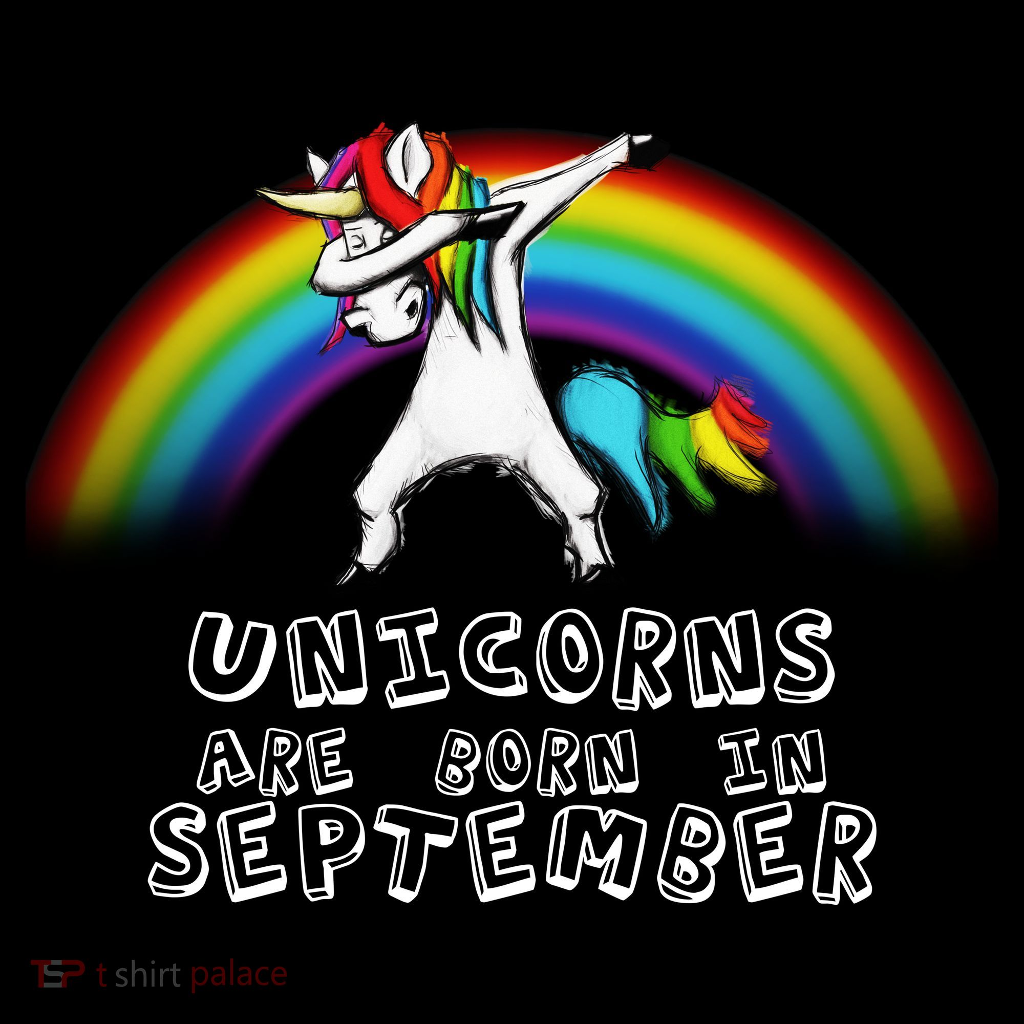 Unicorns Are Born In September Birthday Women's Hoodie