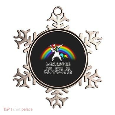 Unicorns Are Born In September Birthday Ornament